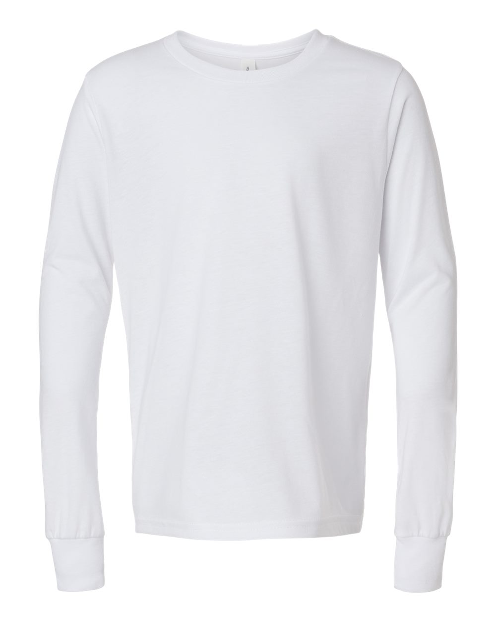 3513Y Solid White Triblend - Front