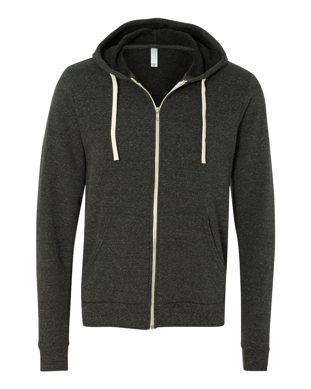 3909 Charcoal Black Triblend - Front