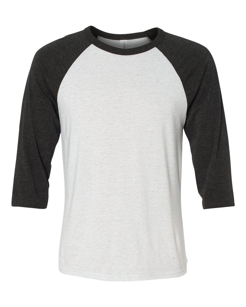 3200 White Fleck/ Charcoal Triblend - Front