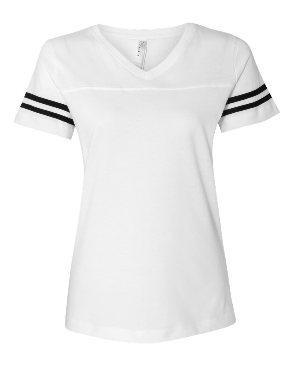 3537 White Solid/ Black - Front