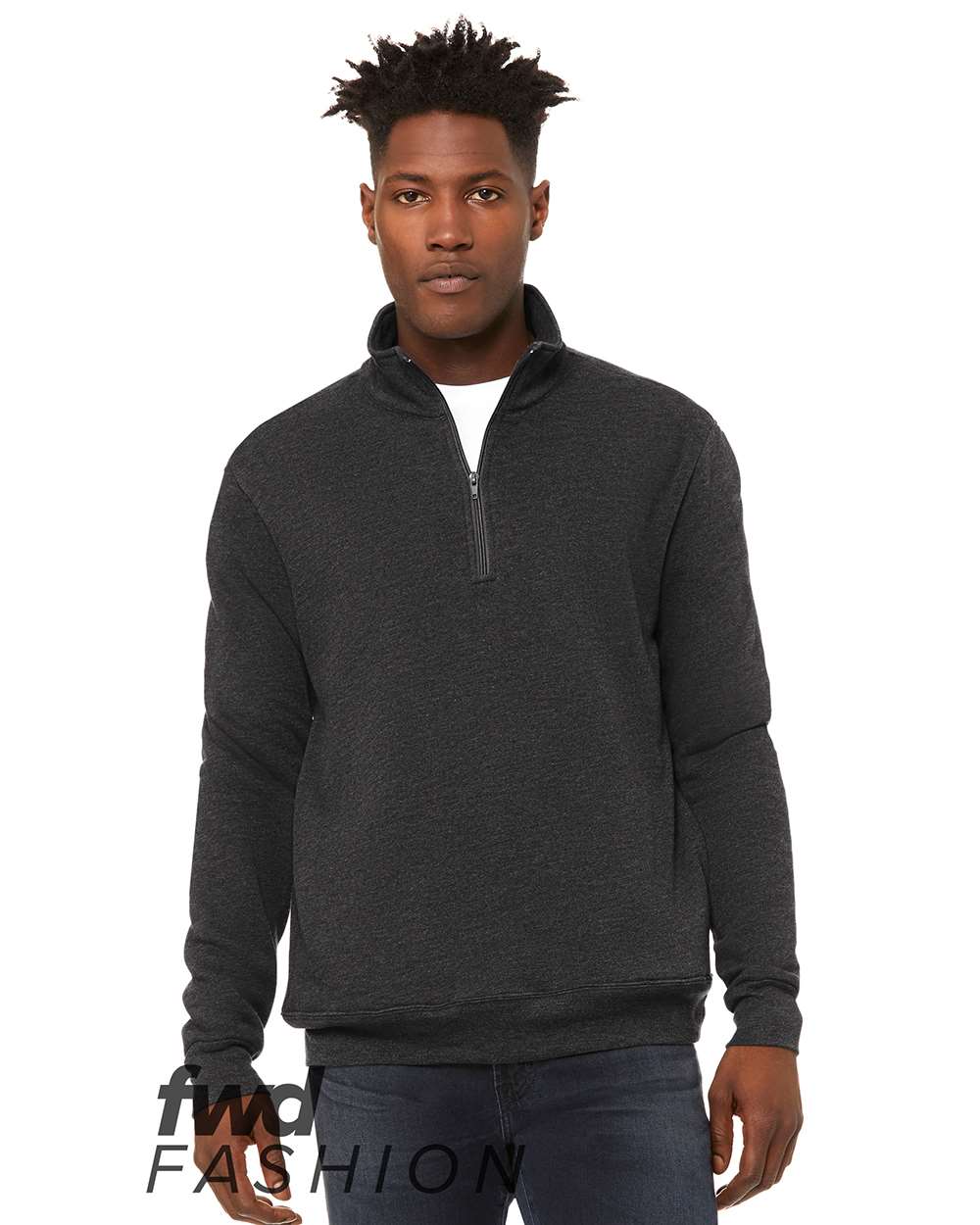 3740 Dark Grey Heather - Front