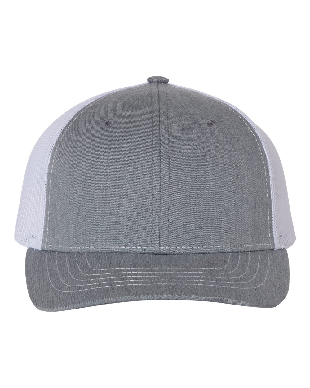 112Y Heather Grey/ White - Front
